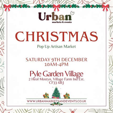 pyle garden village events|Christmas – Pyle Garden Village Events.